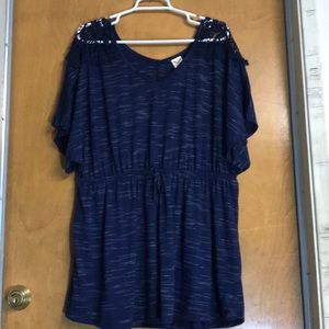 Heather blue tunic